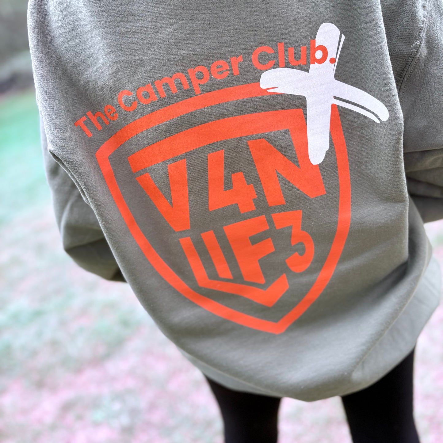 V4NLIF3 X The Camper Club. Hoodie