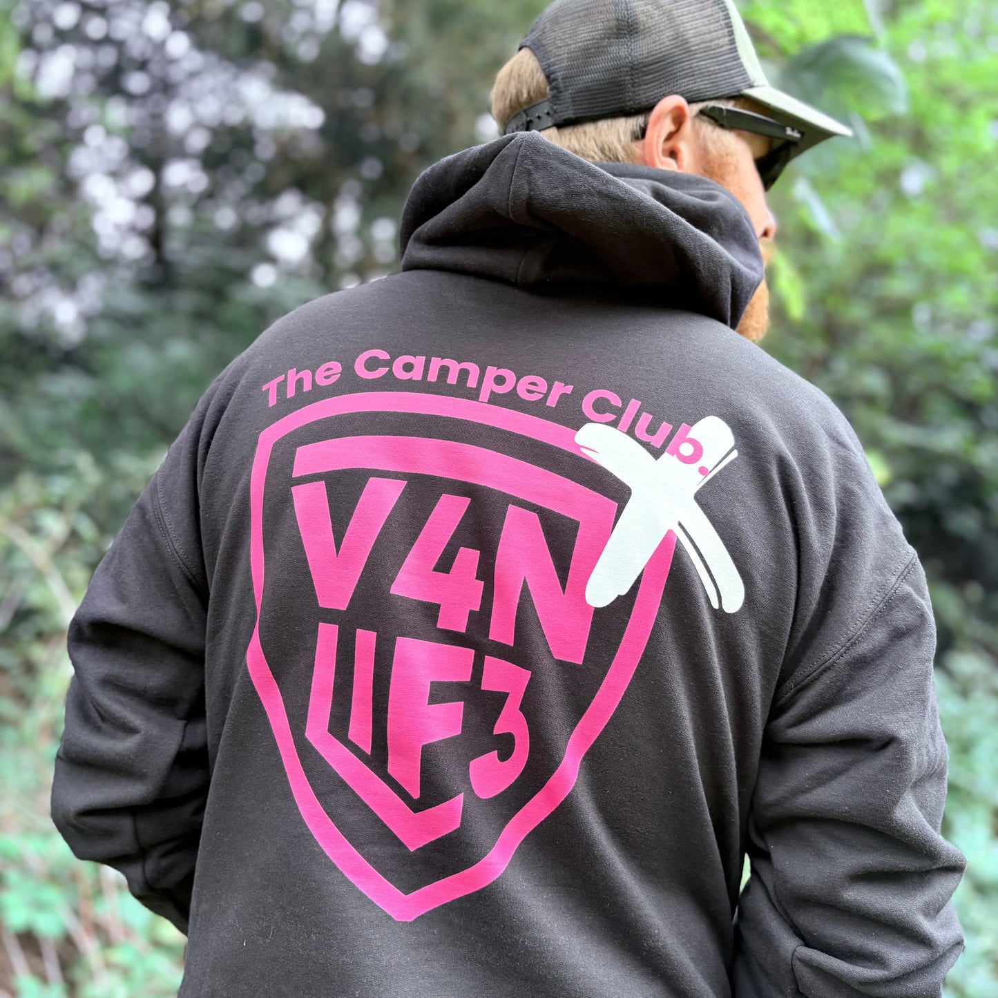 V4NLIF3 X The Camper Club. Hoodie