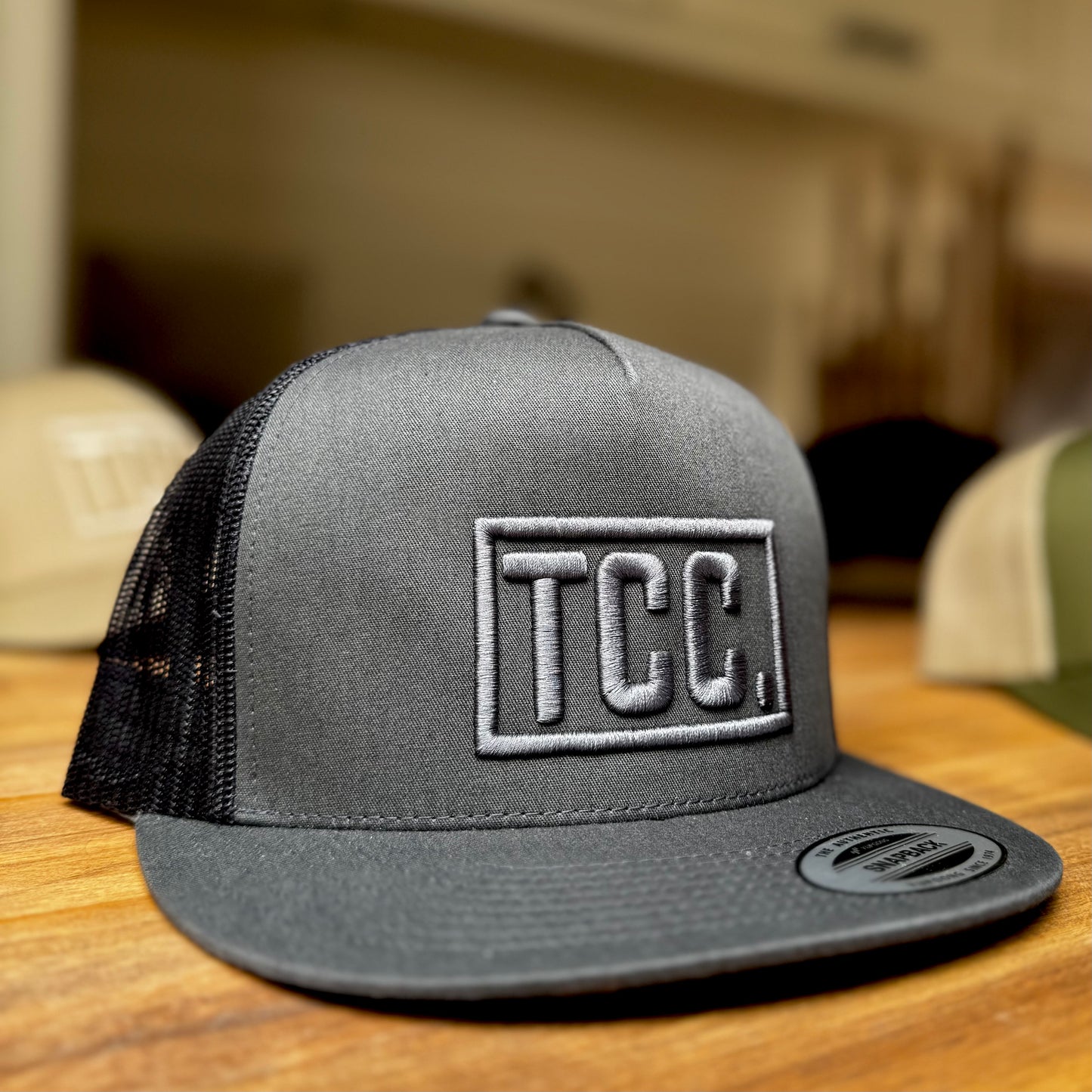 Charcoal Snapback Cap – TCC.