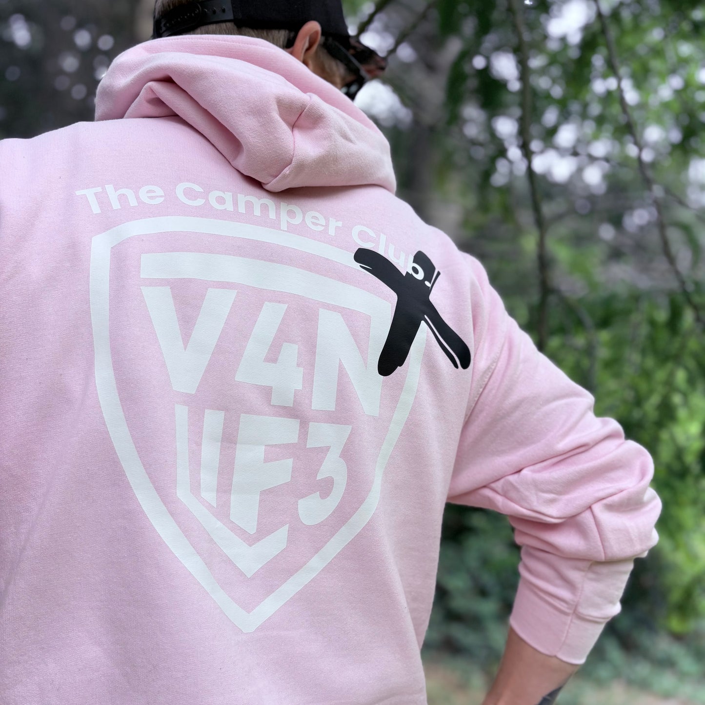 V4NLIF3 X The Camper Club. Hoodie