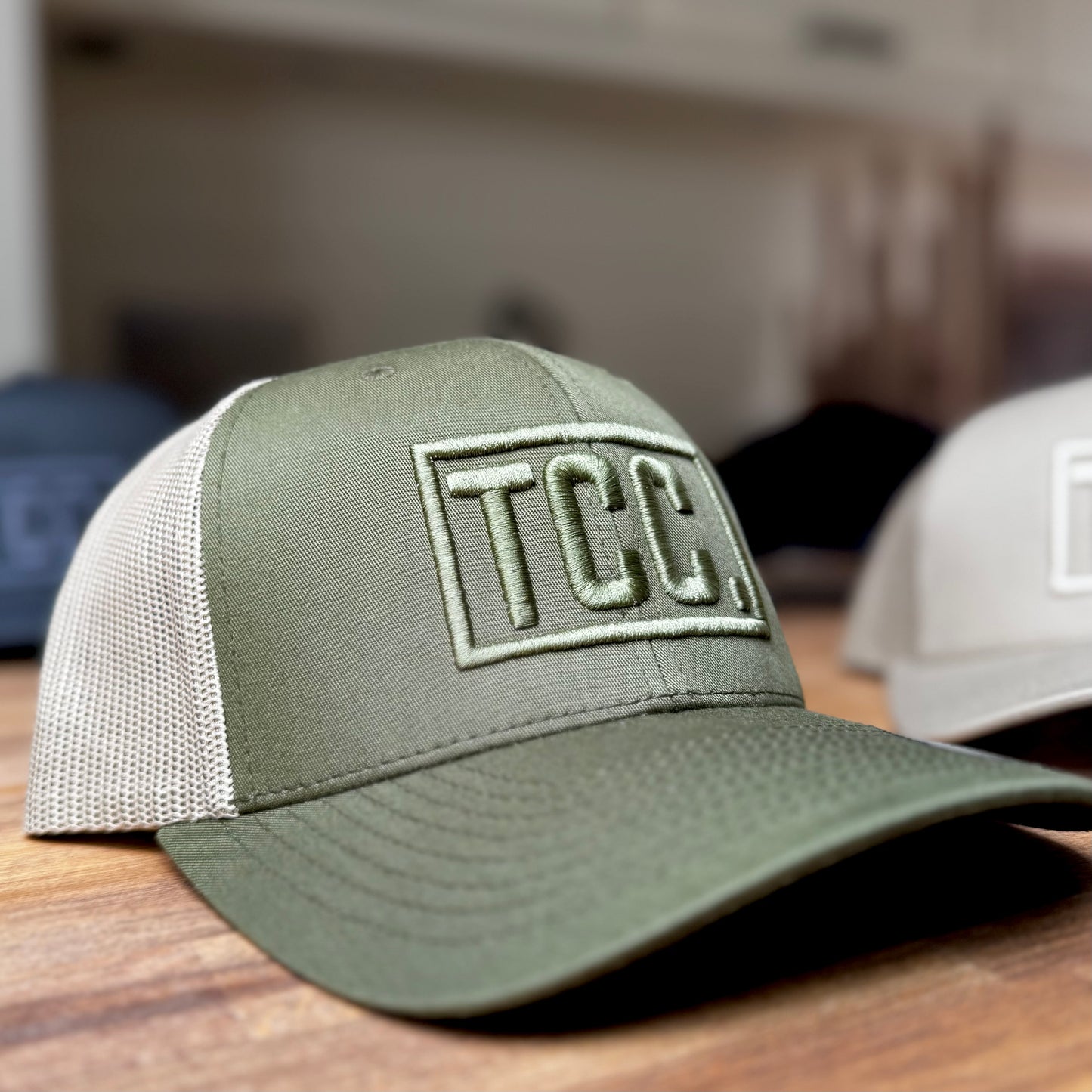 Khaki Trucker Cap – TCC.