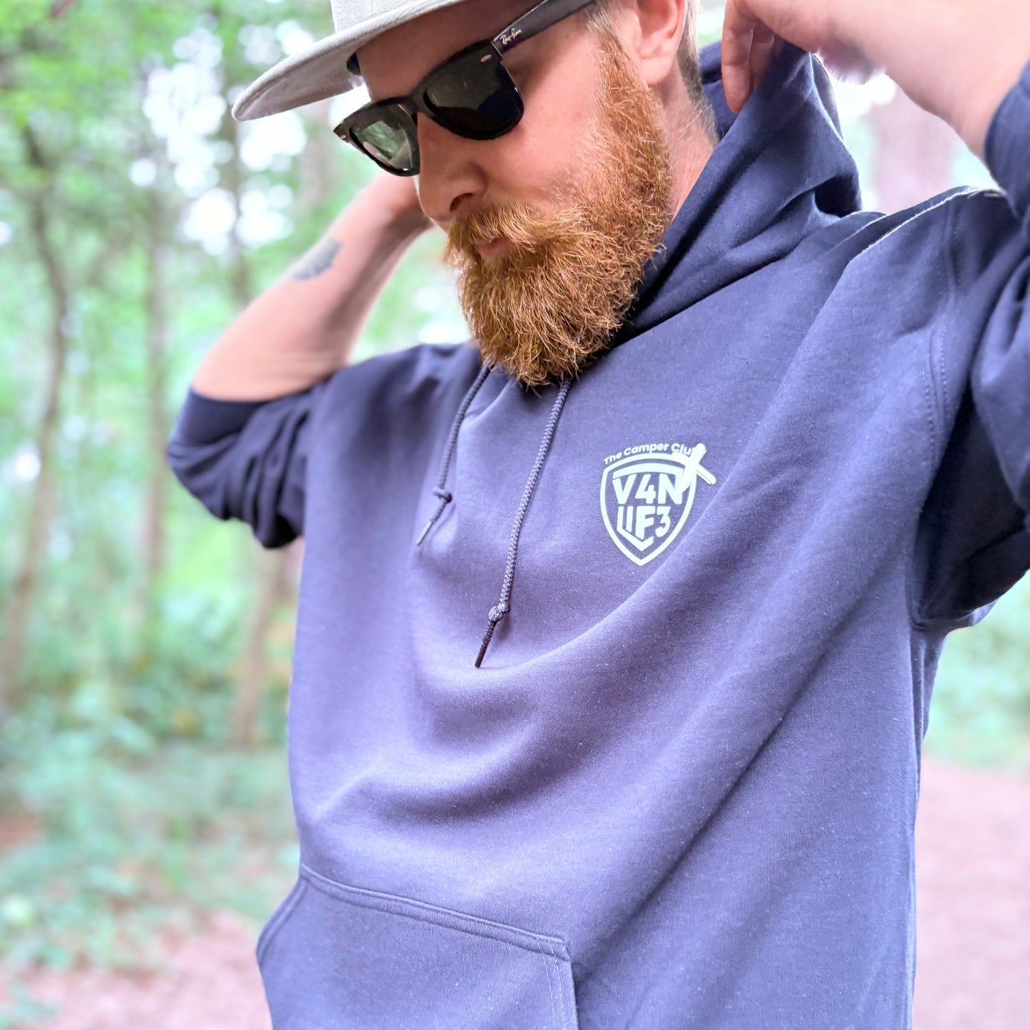 V4NLIF3 X The Camper Club. Hoodie