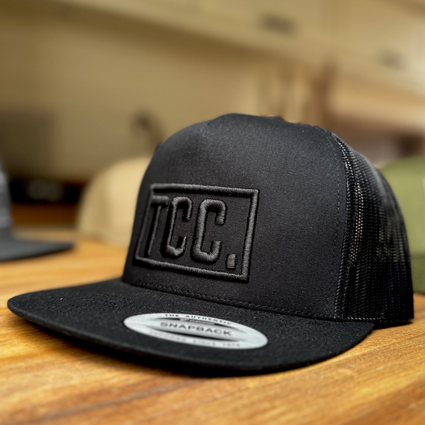 Black Snapback Cap – TCC.