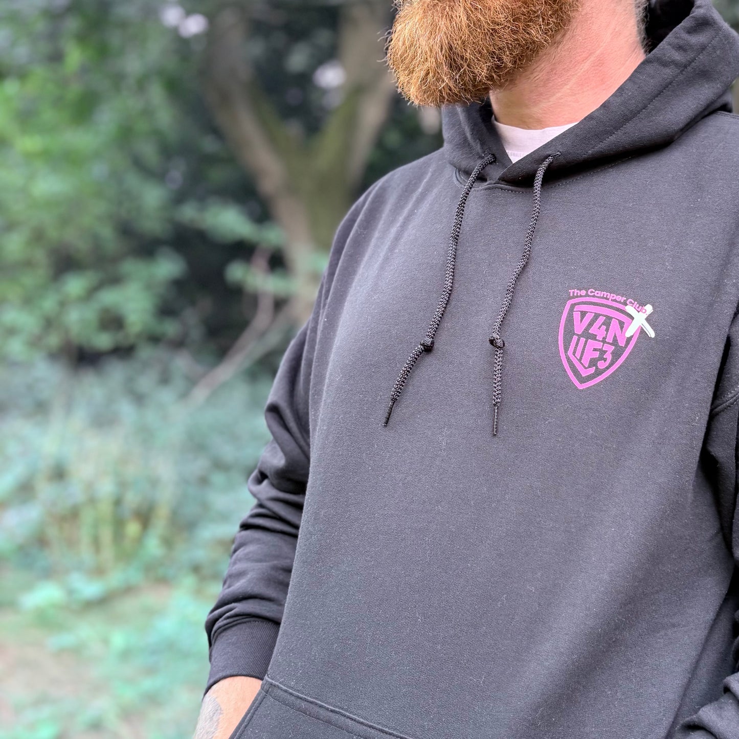 V4NLIF3 X The Camper Club. Hoodie