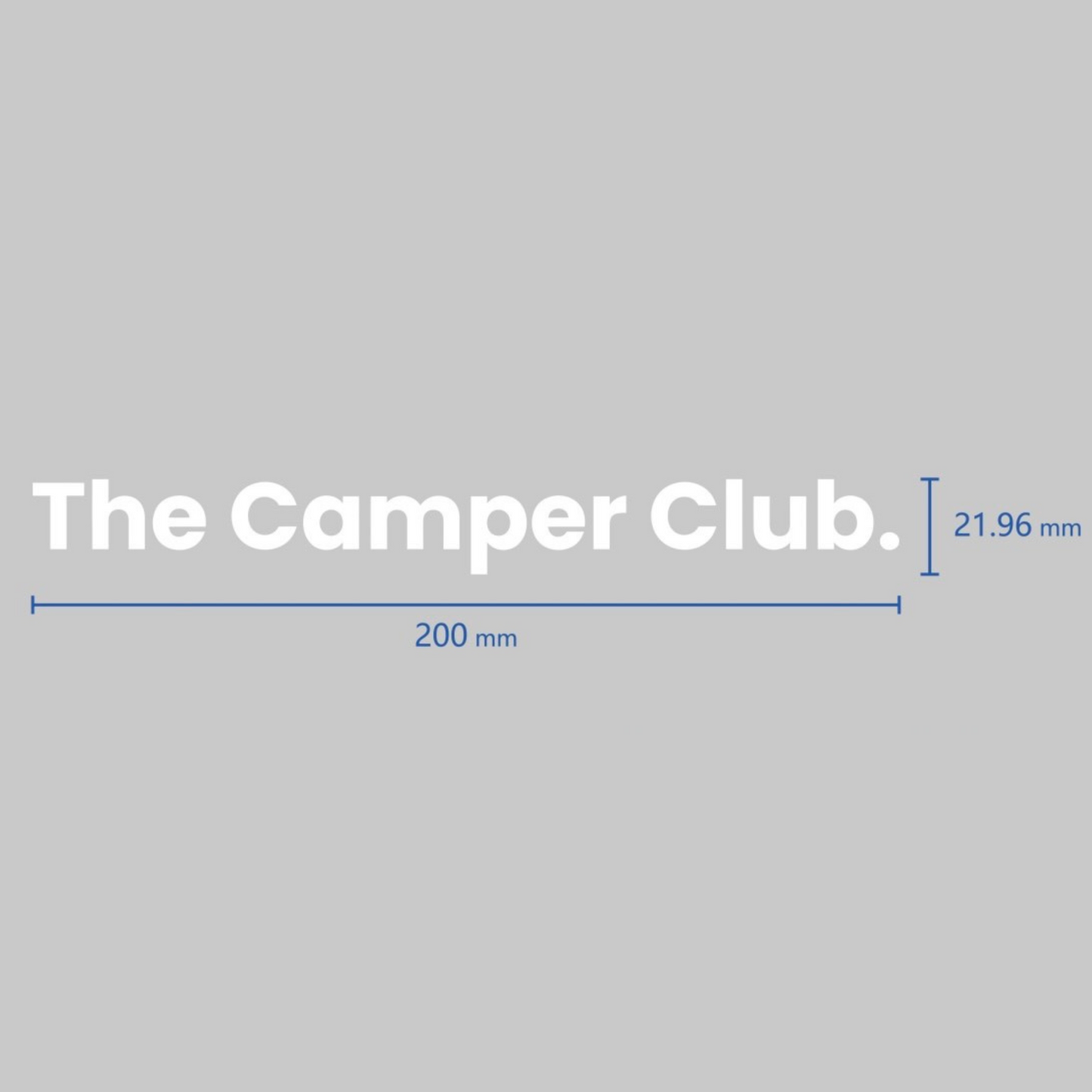The Camper Club. Official Sticker