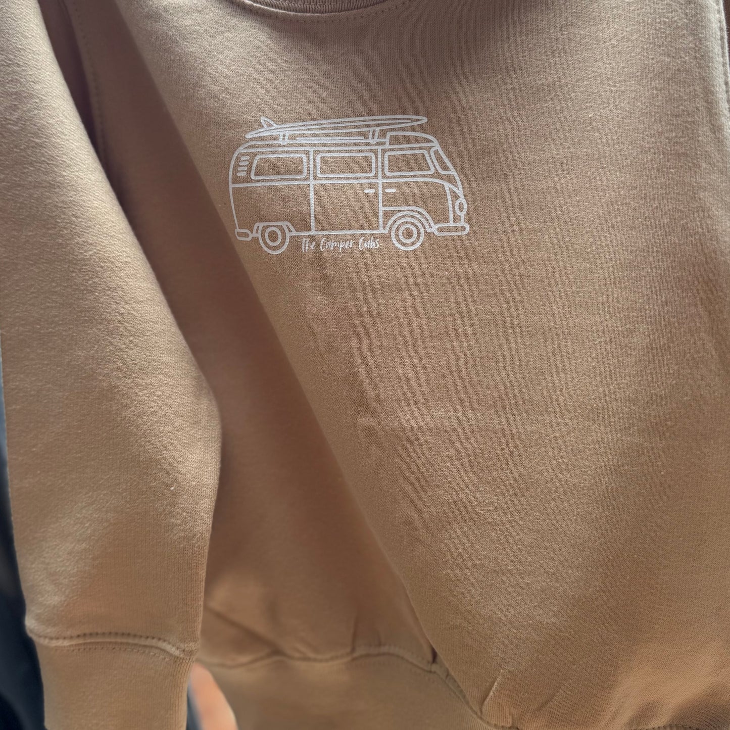Kids Campervan Sweatshirt – My Mum’s Van Makes Me Happy