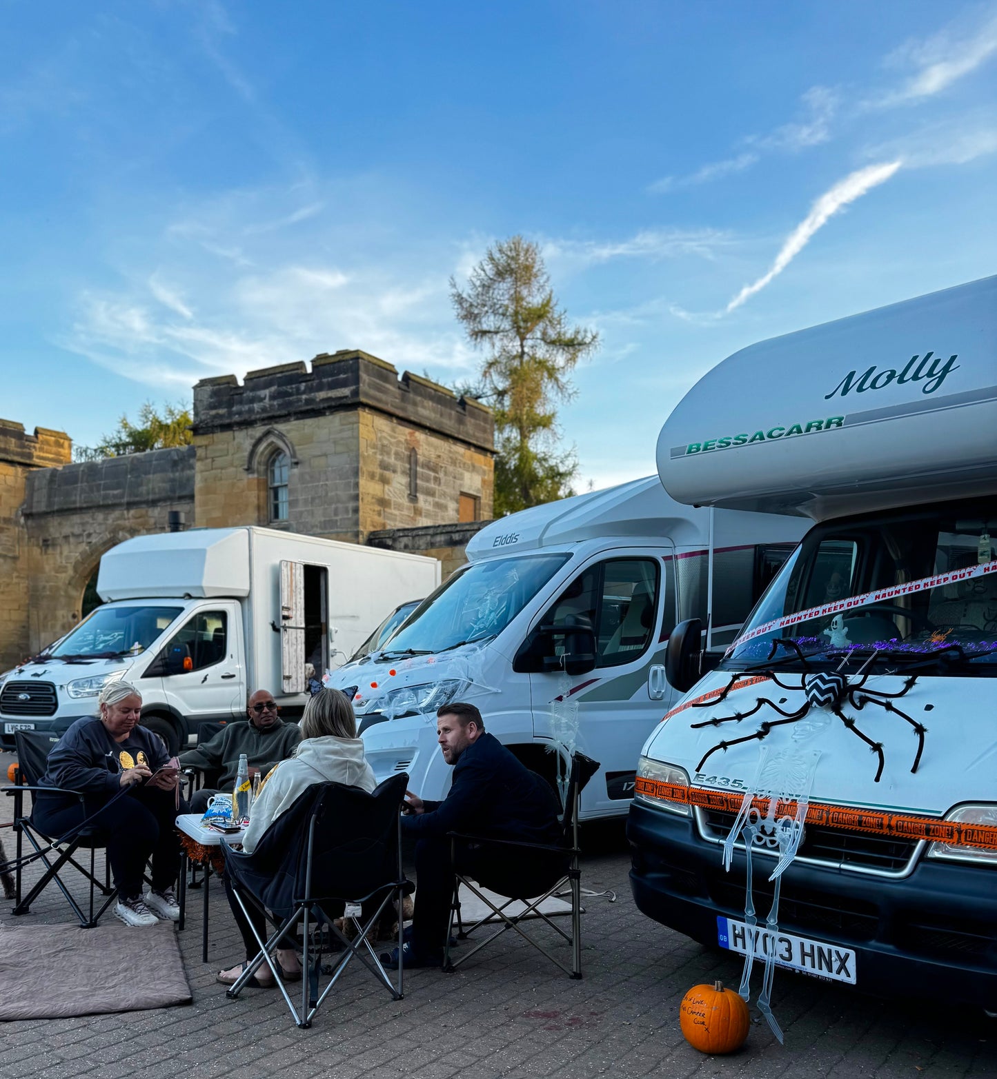 Creepy Campers at the Castle.