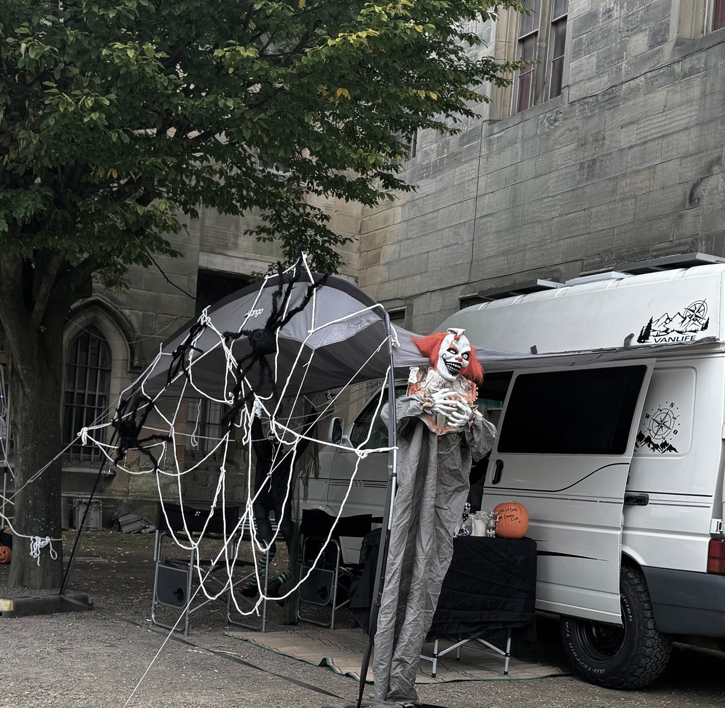 Creepy Campers at the Castle.