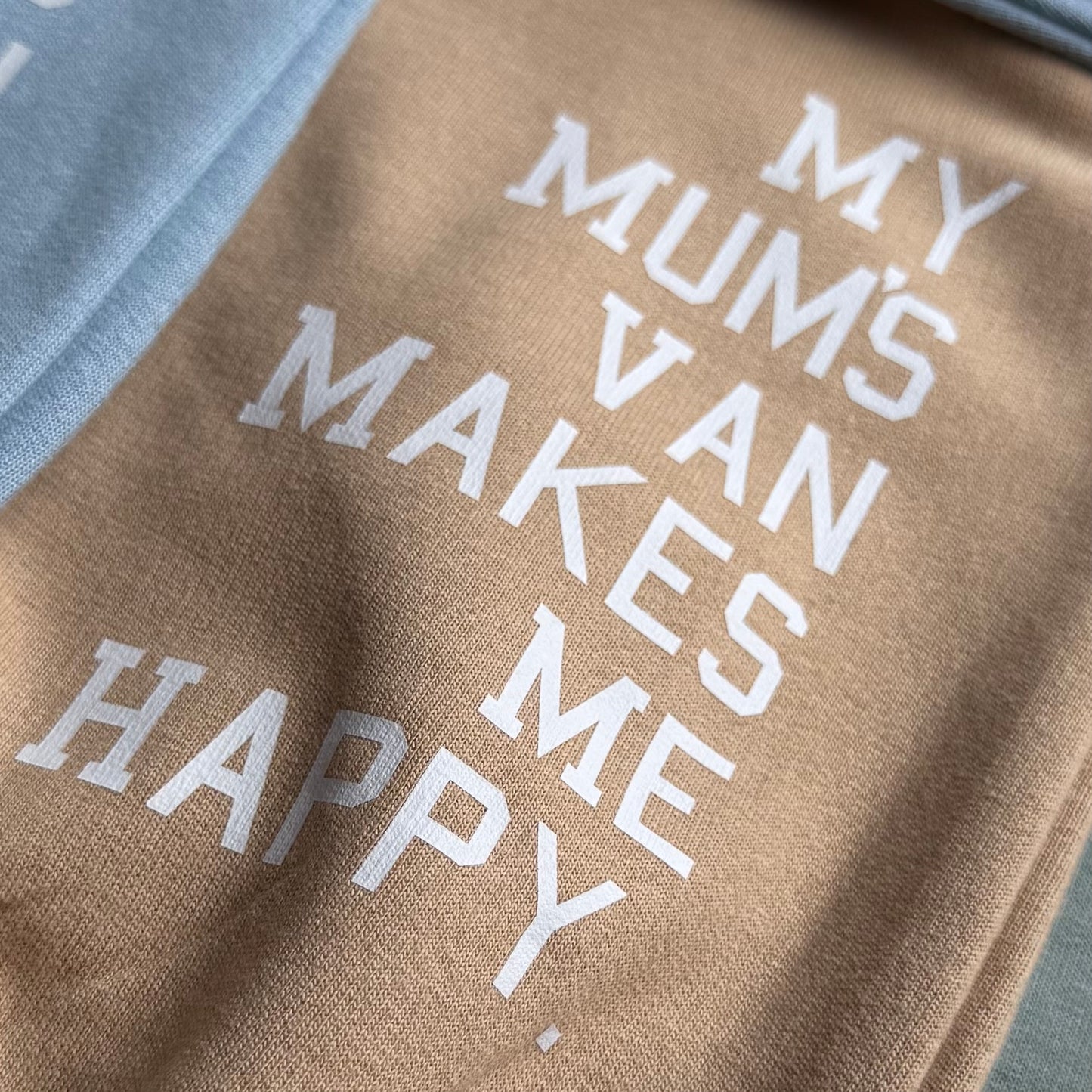 Kids Campervan Sweatshirt – My Mum’s Van Makes Me Happy