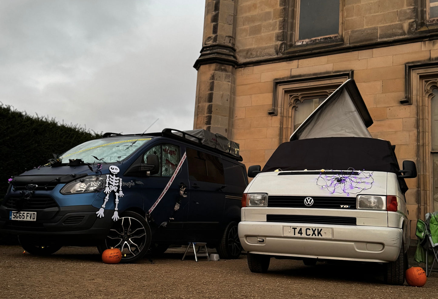 Creepy Campers at the Castle.