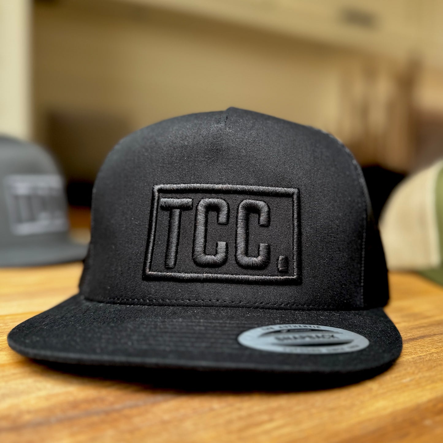 Black Snapback Cap – TCC.
