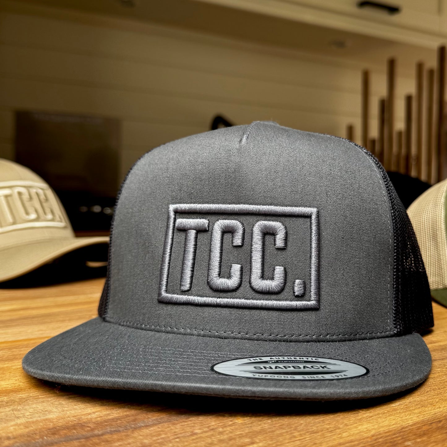 Charcoal Snapback Cap – TCC.