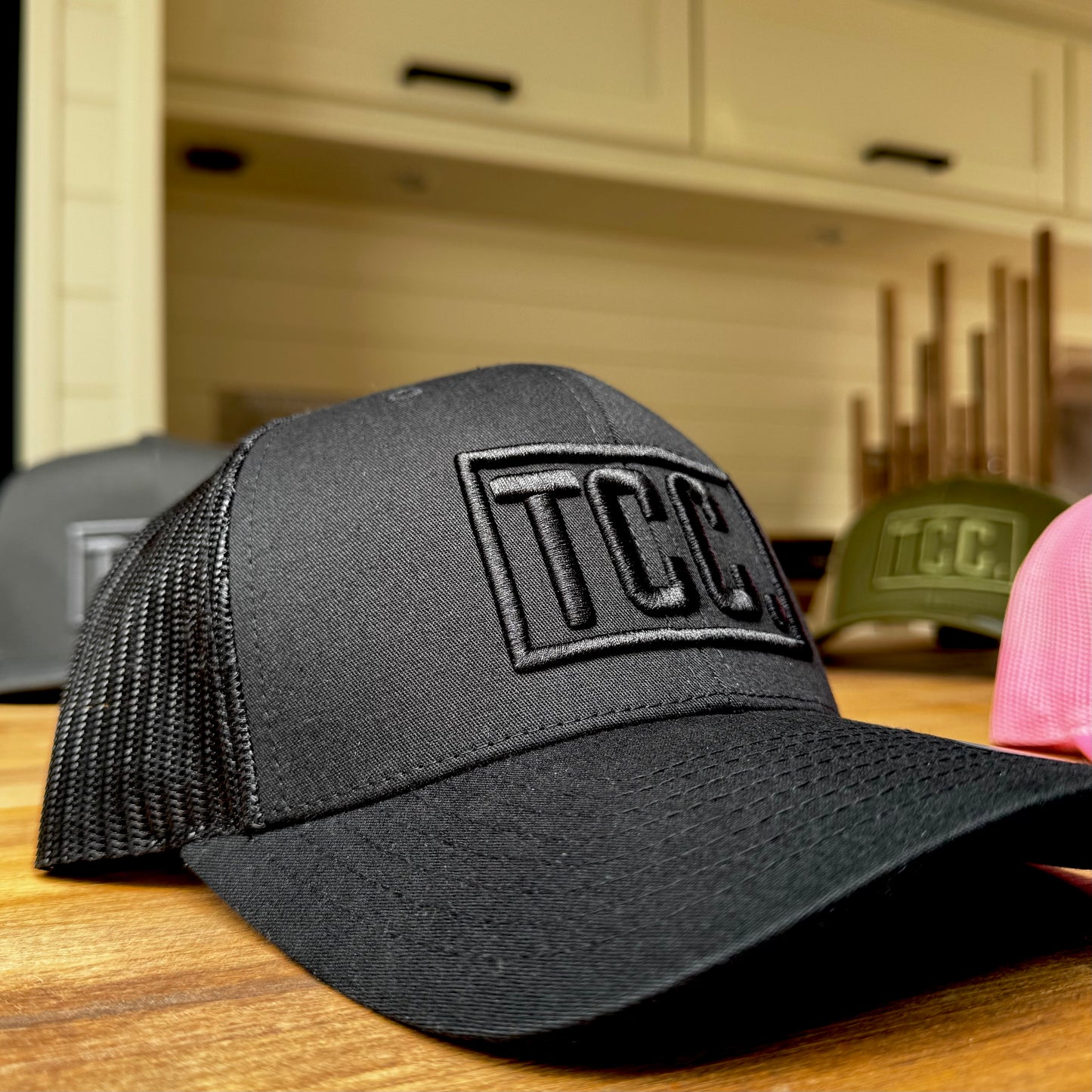 Black Trucker Cap – TCC.