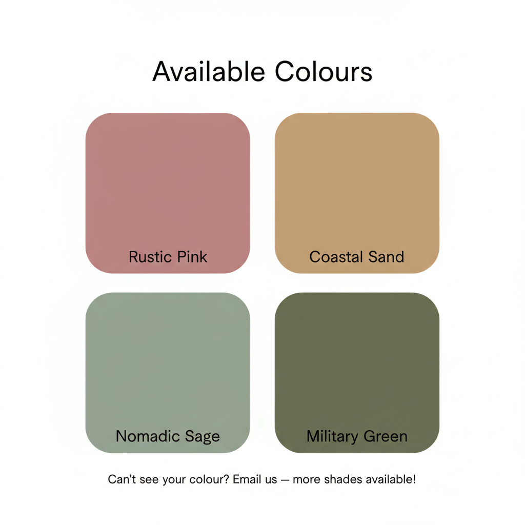 Hoodie Colour Chart